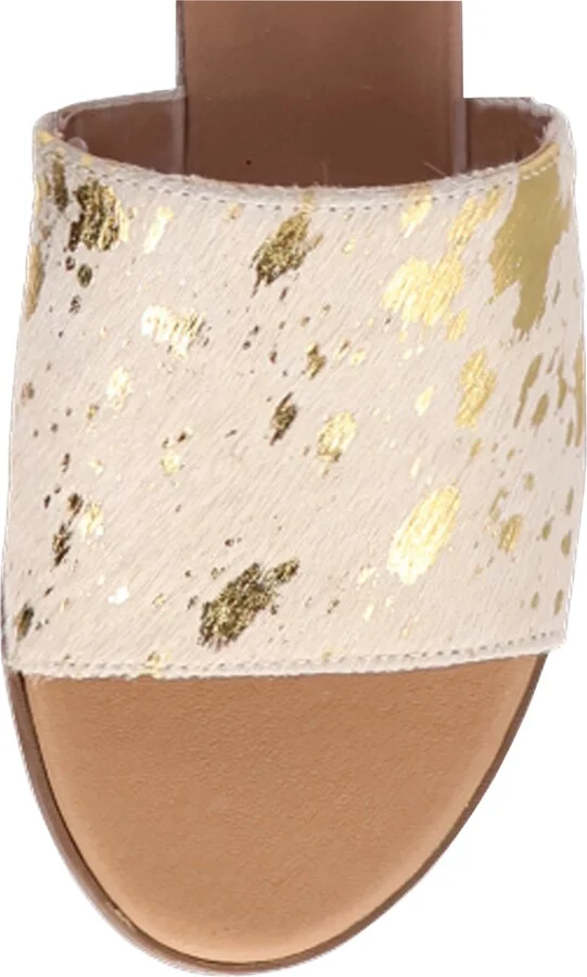 Moo Moo Genuine Calf Hair Slide Sandal - Image 11