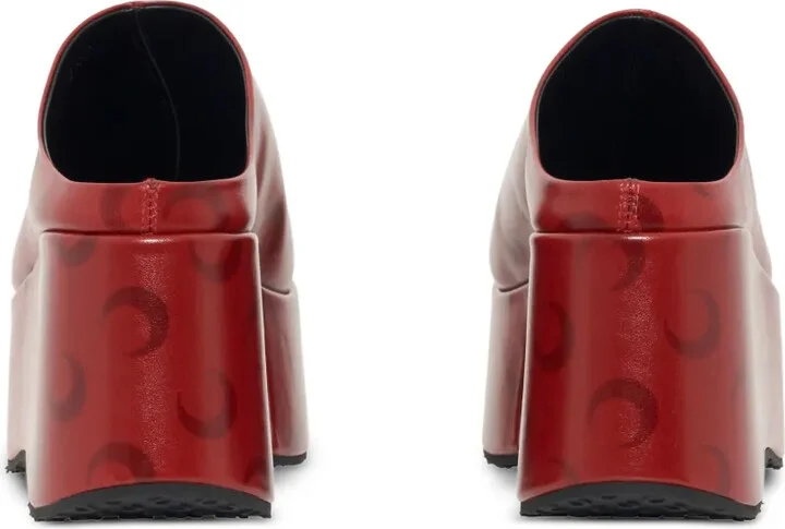 Moon-airbrushed platform mules - Image 3