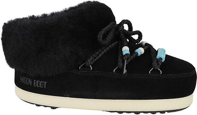 Moon Boot Beaded Lace Ankle Boots