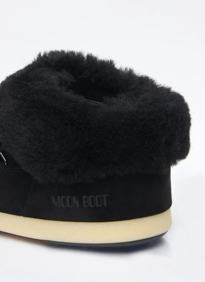 Moon Boot Beads Suede Mules - Woman Boots Black Eu 37 - 38 - Image 6