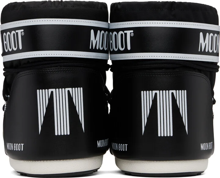Moon Boot Black Icon Low Nylon Boots - Image 2