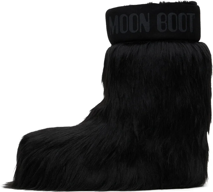 Moon Boot Black Icon Yeti Mid Boots - Image 3