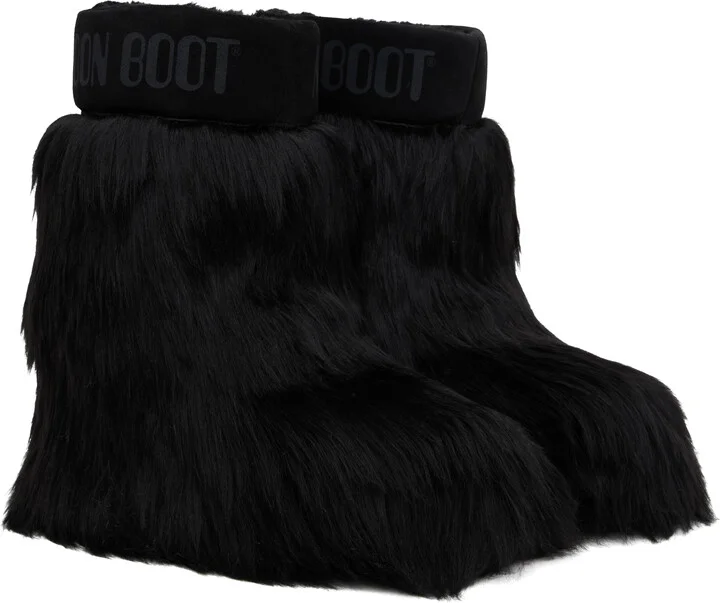 Moon Boot Black Icon Yeti Mid Boots - Image 4