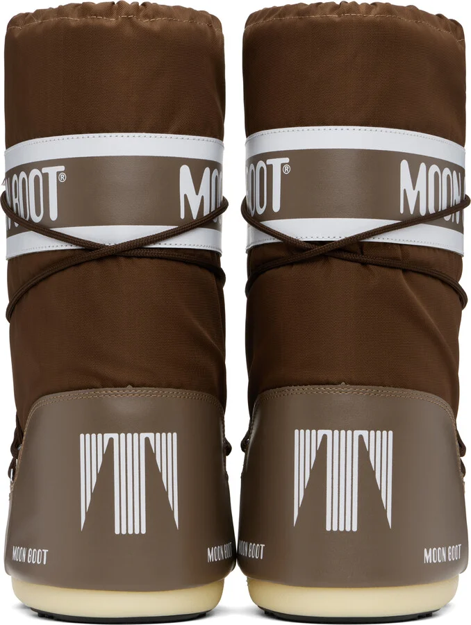 Moon Boot Brown Icon Nylon Boots - Image 2