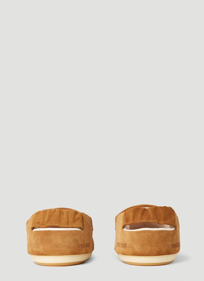Moon Boot Evolution Suede Flat Shoes - Man Slip Ons Brown Eu 39 - 40 - Image 4