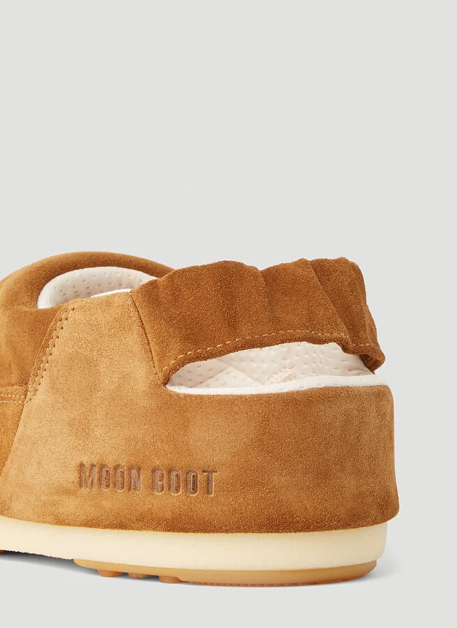 Moon Boot Evolution Suede Flat Shoes - Man Slip Ons Brown Eu 39 - 40 - Image 5