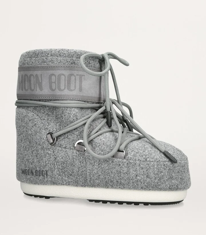 Moon Boot Felt Icon Low Ankle Boots - Image 3