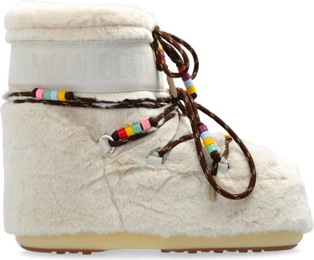 Moon Boot Icon Bead Detailed Snow Boots