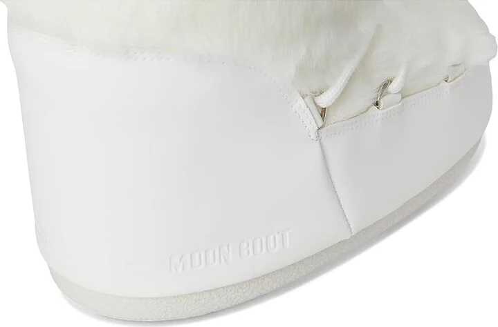 MOON BOOT Icon Faux Fur Boots Optical White : EU 39-41 (US Men's 7-8.5 - Women's 8-9.5) Medium, Synthetic - Image 7