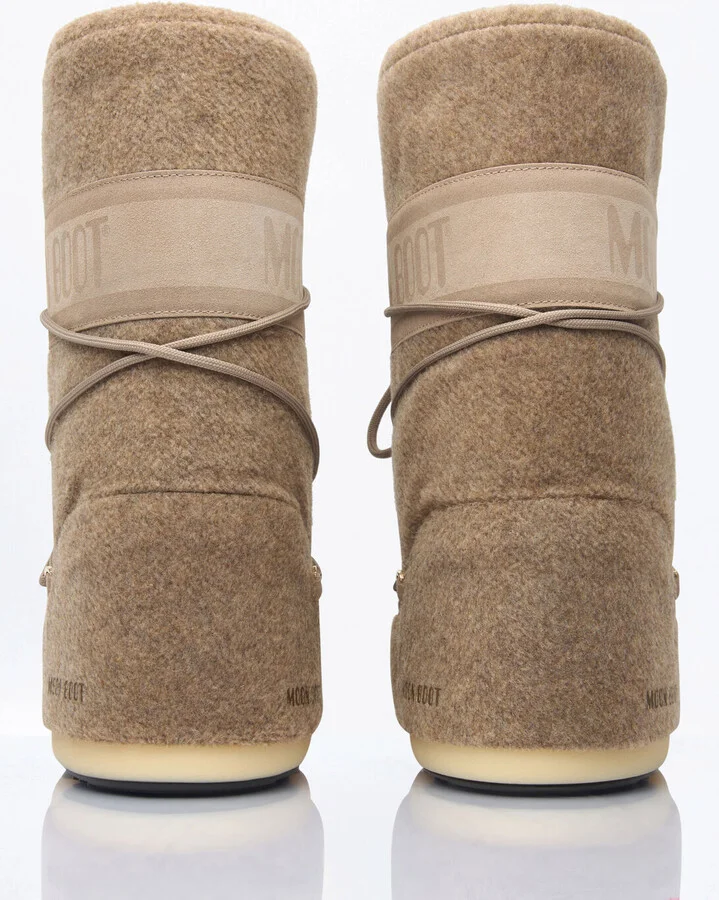 Moon Boot Icon Felt Boots - Boots Beige Eu 42 - 44 - Image 5
