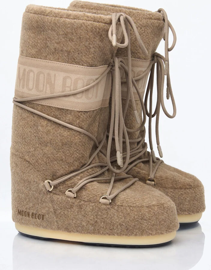 Moon Boot Icon Felt Boots - Boots Black Eu 39 - 41 - Image 3