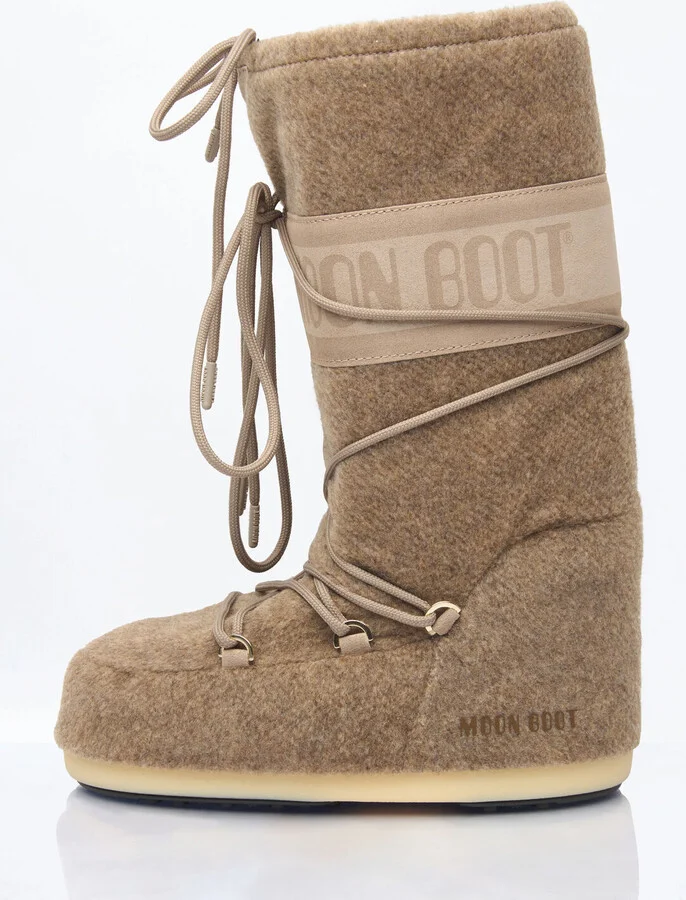 Moon Boot Icon Felt Boots - Boots Black Eu 39 - 41 - Image 4