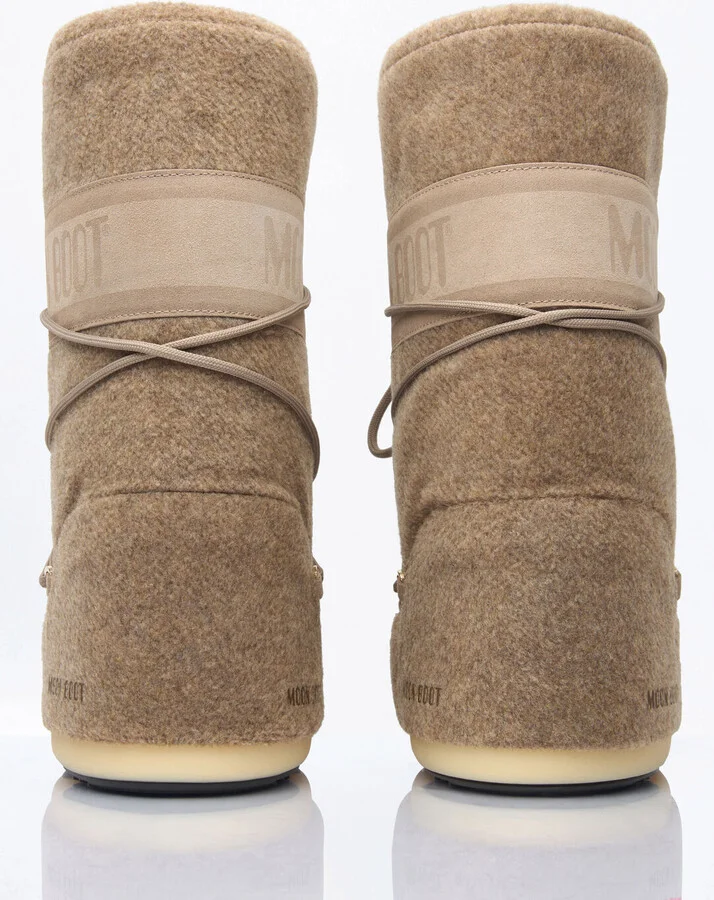 Moon Boot Icon Felt Boots - Boots Black Eu 39 - 41 - Image 5