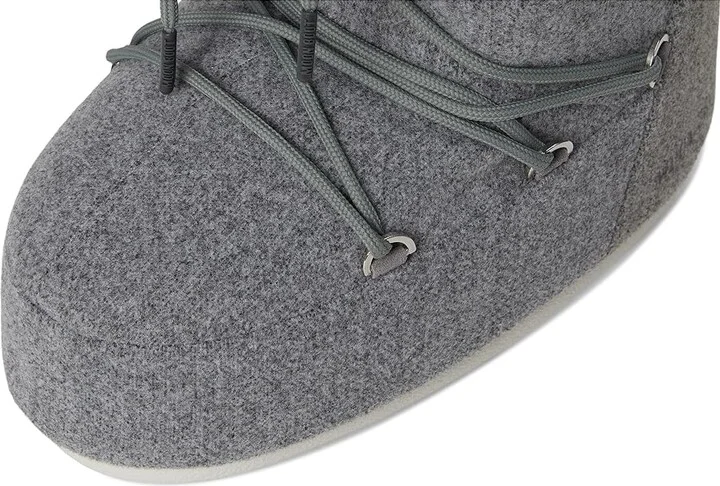 MOON BOOT Icon Felt Boots Grey : EU 42-44 (US Men's 9-10.5 - Women's 10-11.5) Medium, Synthetic - Image 2