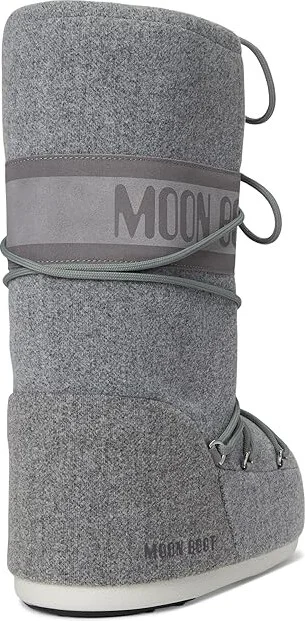 MOON BOOT Icon Felt Boots Grey : EU 42-44 (US Men's 9-10.5 - Women's 10-11.5) Medium, Synthetic - Image 4