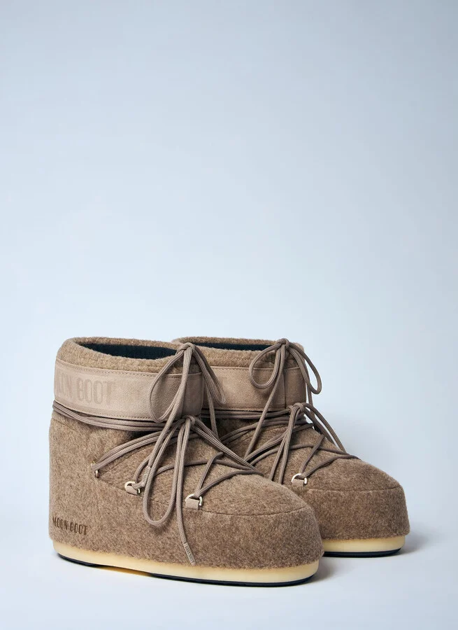 Moon Boot Icon Felt Low Boots - Boots Black Eu 39 - 41 - Image 2