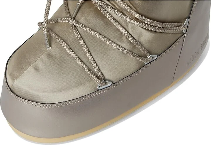 MOON BOOT Icon Glance Boots Platinum : EU 39-41 (US Men's 7-8.5 - Women's 8-9.5) Medium, Nylon - Image 2