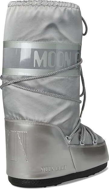 MOON BOOT Icon Glance Boots Platinum : EU 39-41 (US Men's 7-8.5 - Women's 8-9.5) Medium, Nylon - Image 10