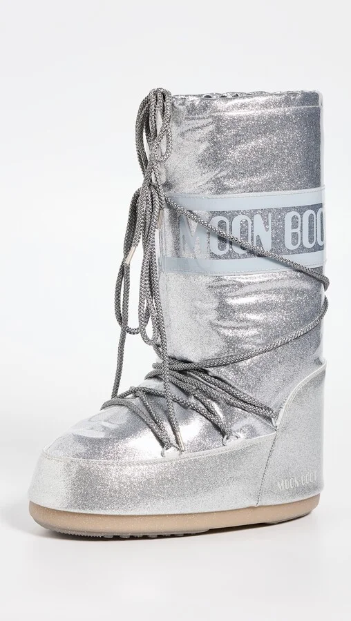 Moon Boot Icon Glitter Boots - Image 4