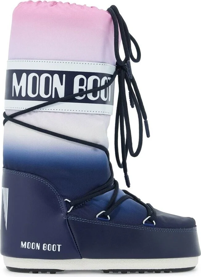 Moon Boot Icon Gradient Effect Lace-Up Boots