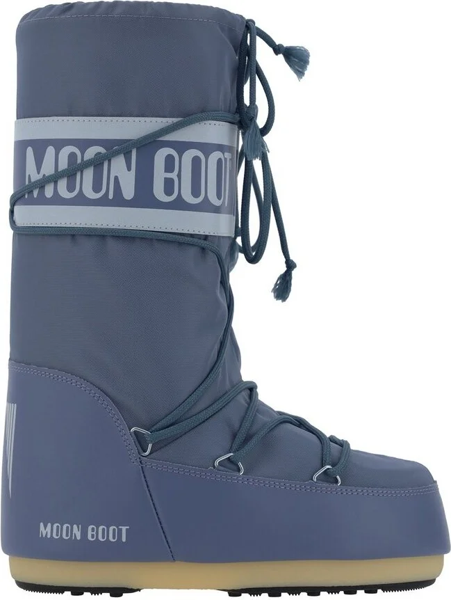 Moon Boot Icon Logo Printed Lace-Up Boots