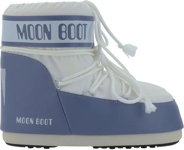 Moon Boot Icon Logo Printed Lace-Up Boots