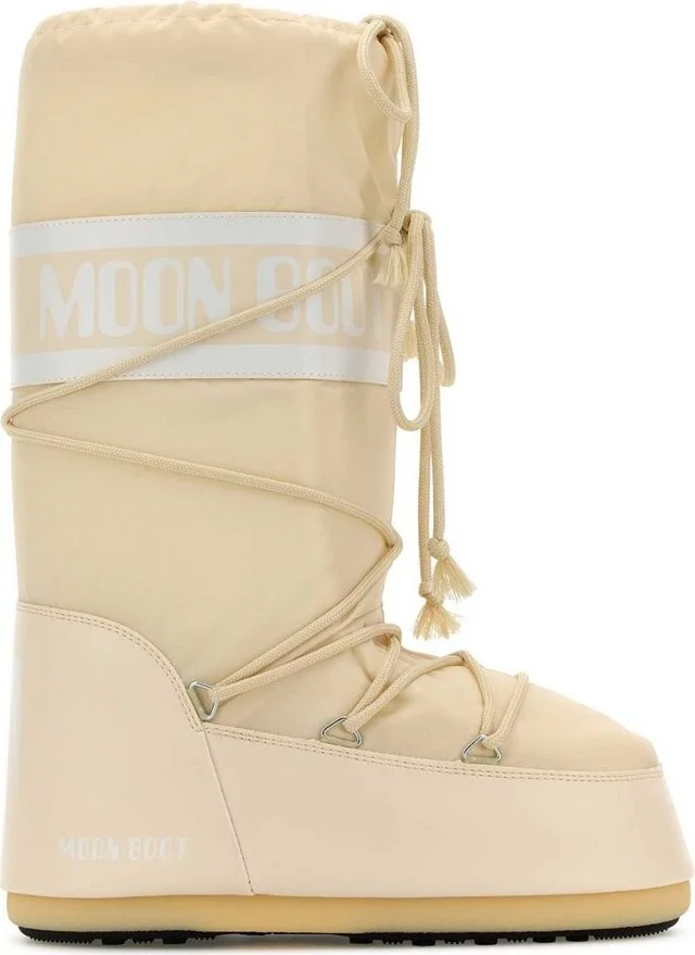 Moon Boot Icon Logo Printed Lace-Up Boots