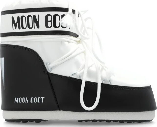 Moon Boot Icon Logo Printed Lace-Up Boots