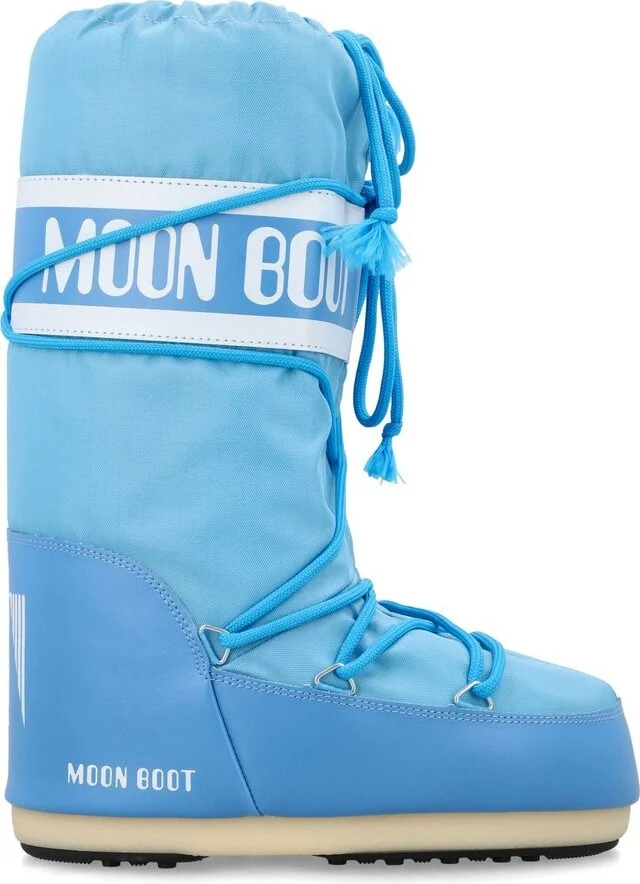 Moon Boot Icon Logo Printed Lace-Up Boots