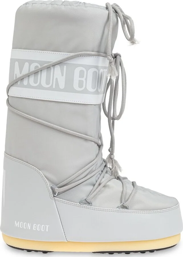 Moon Boot Icon Logo Printed Lace-Up Boots