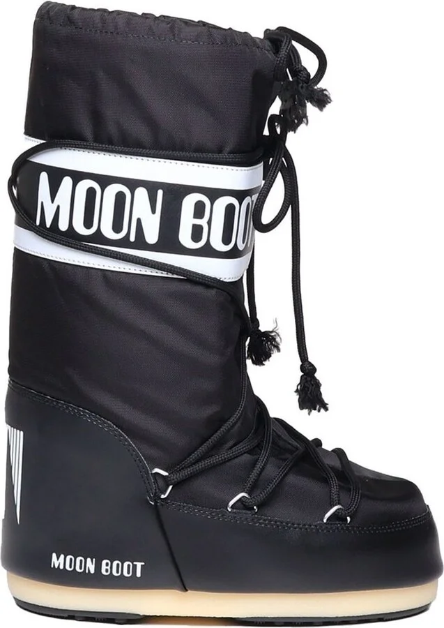 Moon Boot Icon Logo Printed Lace-Up Boots