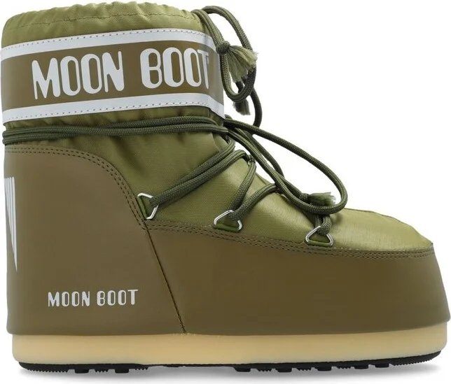 Moon Boot Icon Logo Printed Lace-Up Boots