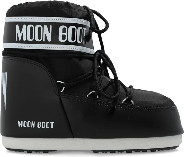 Moon Boot Icon Logo Printed Lace-Up Boots