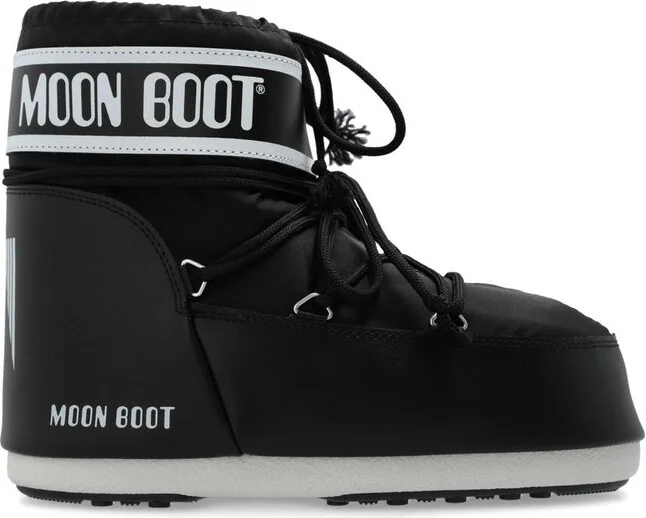 Moon Boot Icon Logo Printed Lace-Up Boots