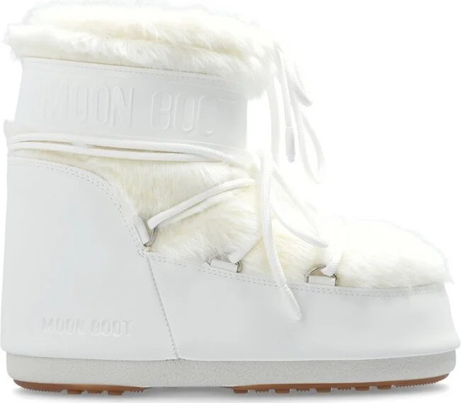 Moon Boot Icon Low Faux-Fur Lace-Up Boots