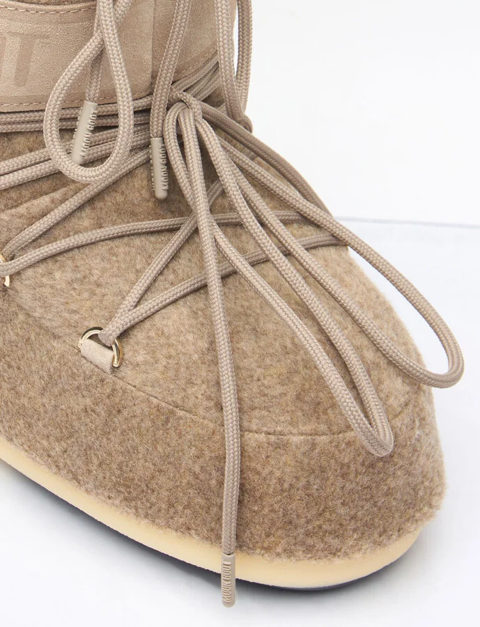Moon Boot Icon Low Felt Boots - Boots Beige Eu 42 - 44 - Image 2