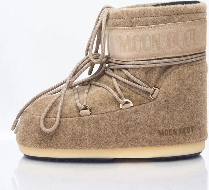 Moon Boot Icon Low Felt Boots - Boots Beige Eu 42 - 44 - Image 4