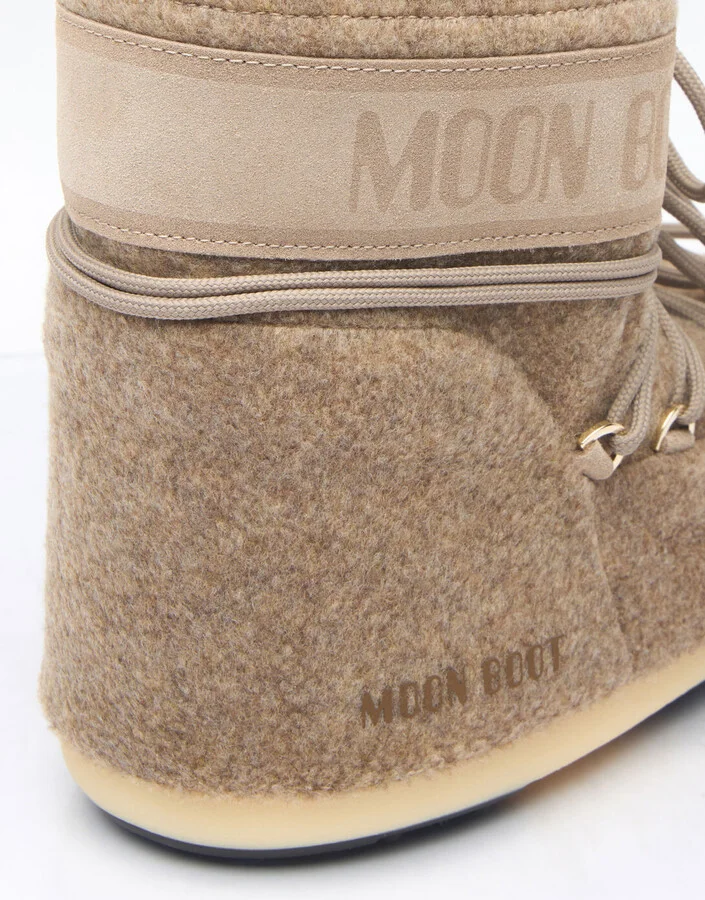 Moon Boot Icon Low Felt Boots - Boots Beige Eu 42 - 44 - Image 6