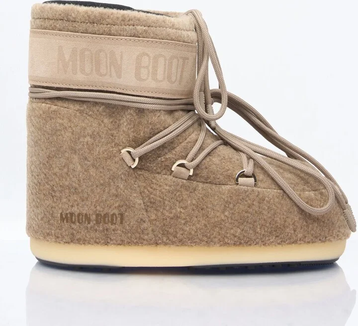 Moon Boot Icon Low Felt Boots - Boots Beige Eu 42 - 44