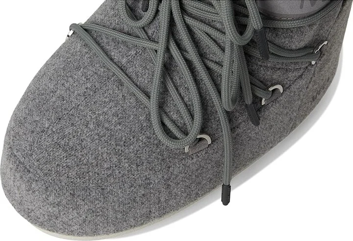 MOON BOOT Icon Low Felt Boots Grey : EU 42-44 (US Men's 9-10.5 - Women's 10-11.5) Medium, Synthetic - Image 2