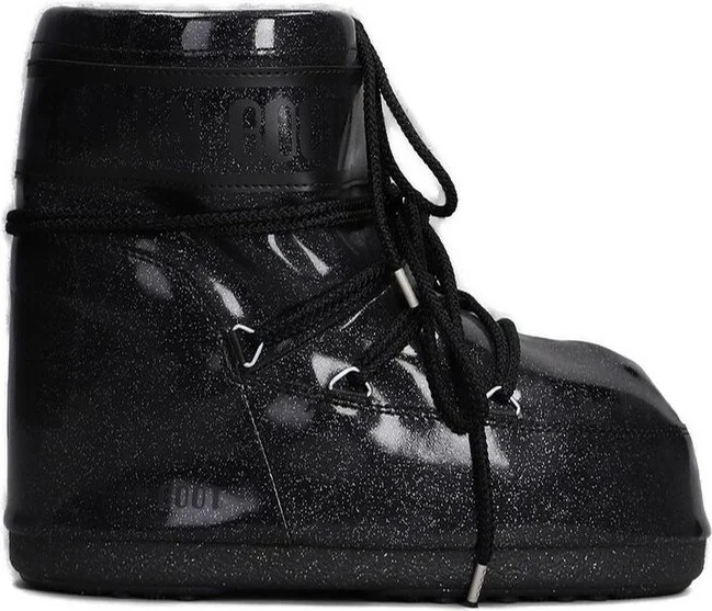 Moon Boot Icon Low Glitter Lace-Up Boots