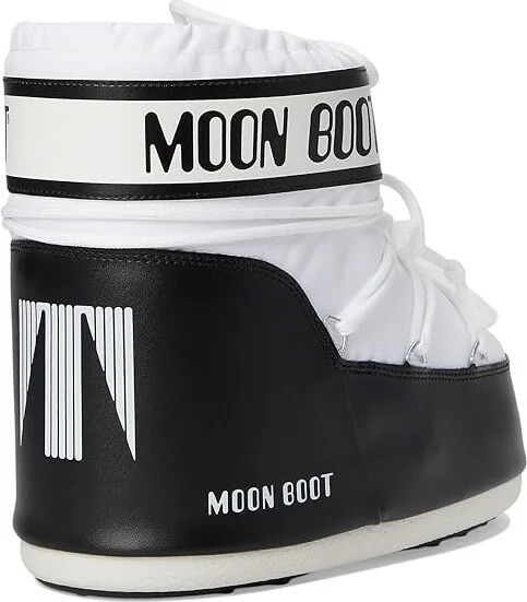 MOON BOOT Icon Low Nylon Boots White : EU 36-38 (US Men's - 4.5-6 - Women's 5.5-7) Medium - Image 4