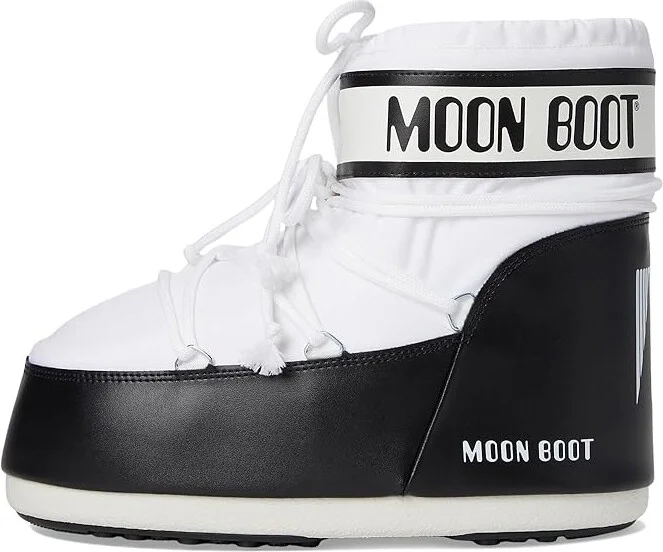 MOON BOOT Icon Low Nylon Boots White : EU 36-38 (US Men's - 4.5-6 - Women's 5.5-7) Medium - Image 6