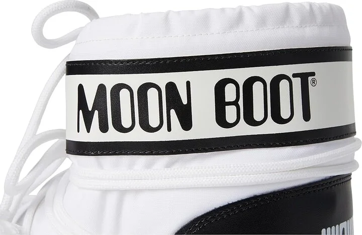 MOON BOOT Icon Low Nylon Boots White : EU 36-38 (US Men's - 4.5-6 - Women's 5.5-7) Medium - Image 7