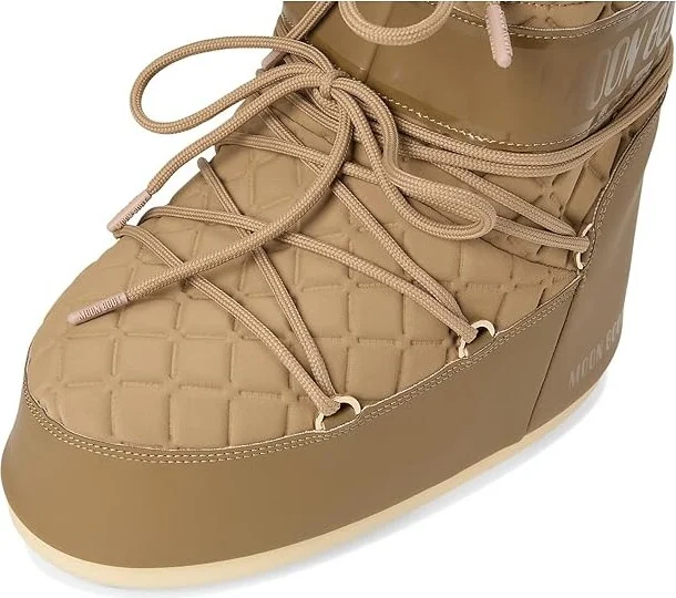MOON BOOT Icon Low Quilt Boots Caramel : EU 39-41 (US Men's 7-8.5 - Women's 8-9.5) Medium, Synthetic - Image 2
