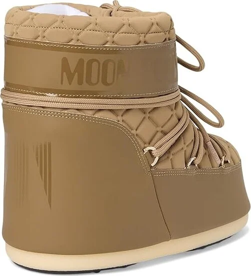 MOON BOOT Icon Low Quilt Boots Caramel : EU 39-41 (US Men's 7-8.5 - Women's 8-9.5) Medium, Synthetic - Image 4