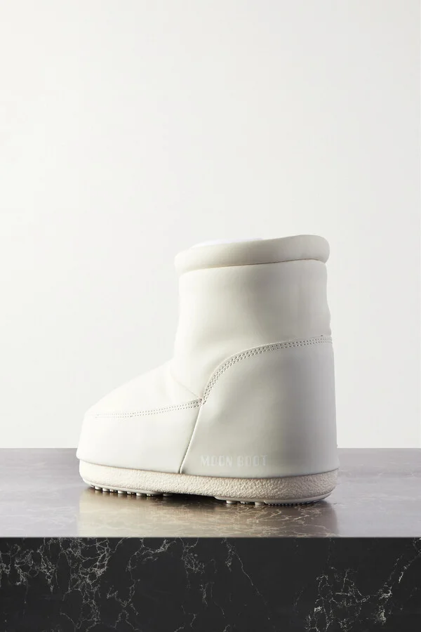 Moon Boot - Icon Low Rubber Snow Boots - Cream - Image 3
