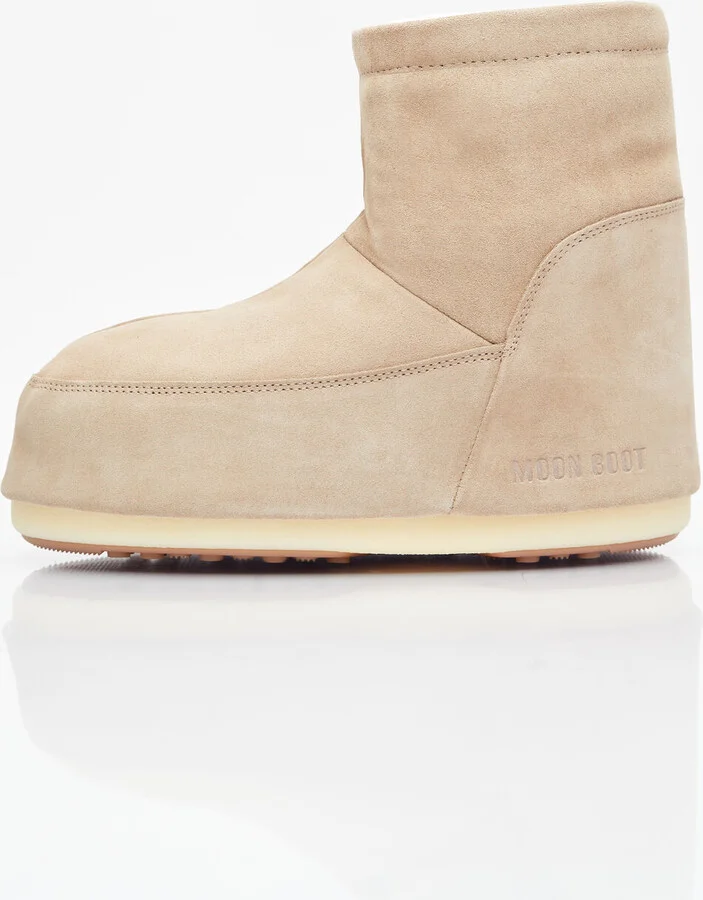 Moon Boot Icon Low Suede Boots - Boots Beige Eu 39 - 41 - Image 4