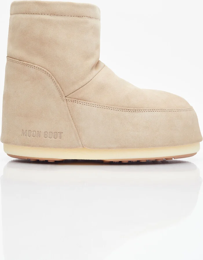 Moon Boot Icon Low Suede Boots - Boots Beige Eu 39 - 41