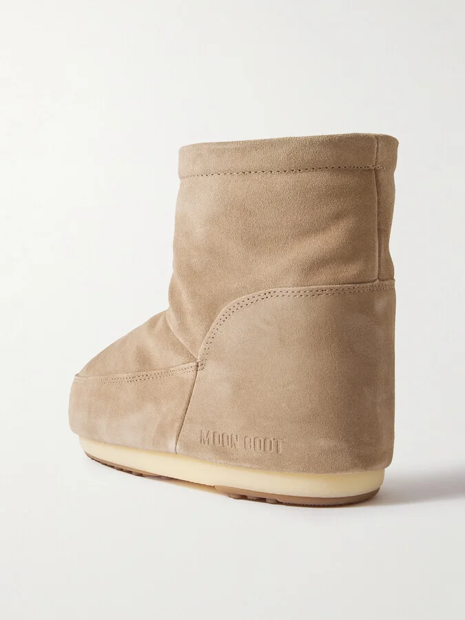 Moon Boot - Icon Low Suede Snow Boots - Neutrals - Image 3